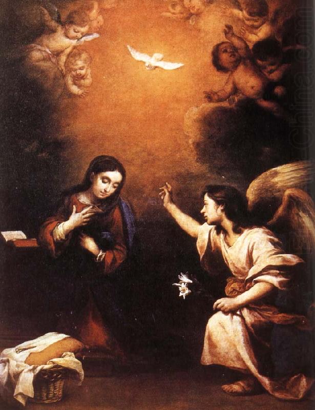 Angel messenger, Bartolome Esteban Murillo